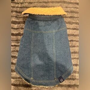 GAP Denim Dog Jacket with Tan Lining